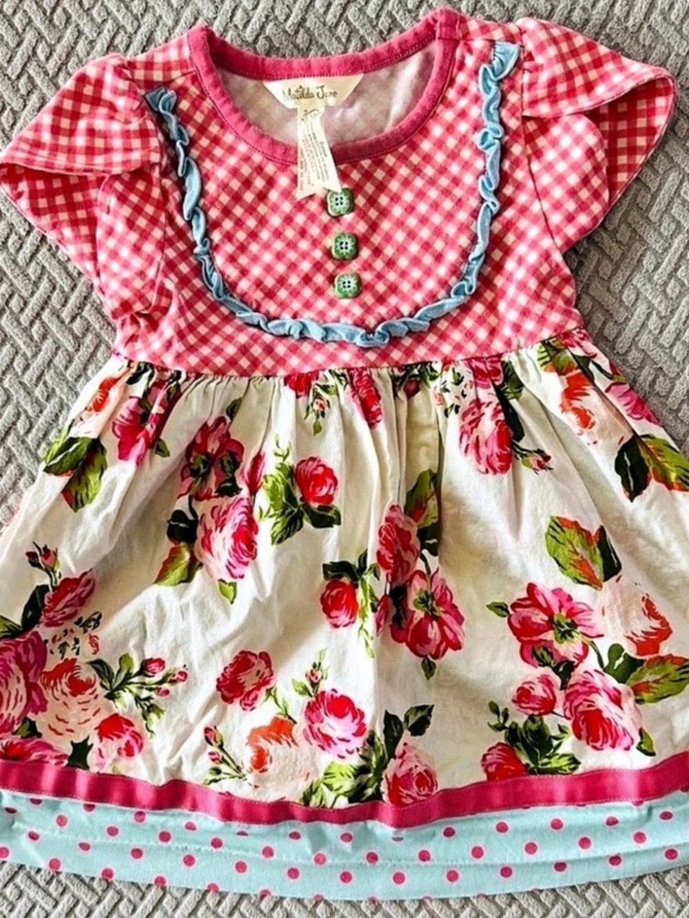 Matilda Jane Brilliant Daydream All Abloom Floral Dress 12-18M